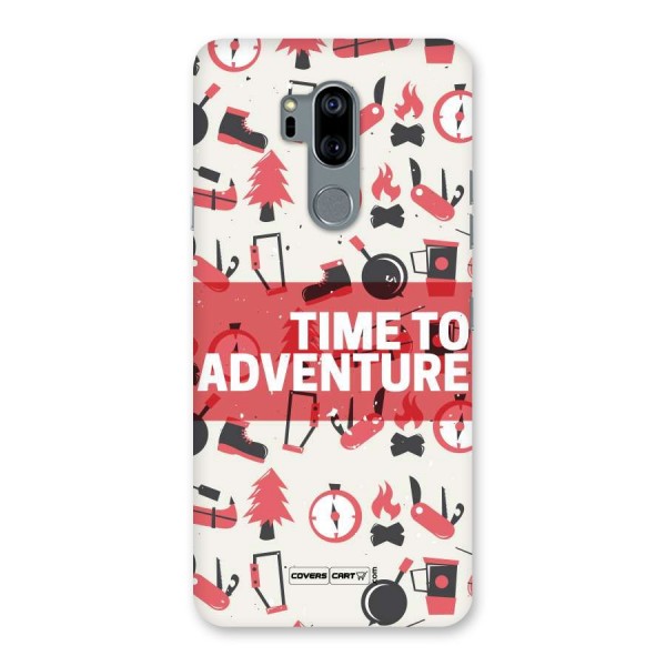 Time To Adventure Radiant Red Back Case for LG G7