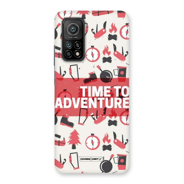 Time To Adventure Radiant Red Back Case for Mi 10T 5G