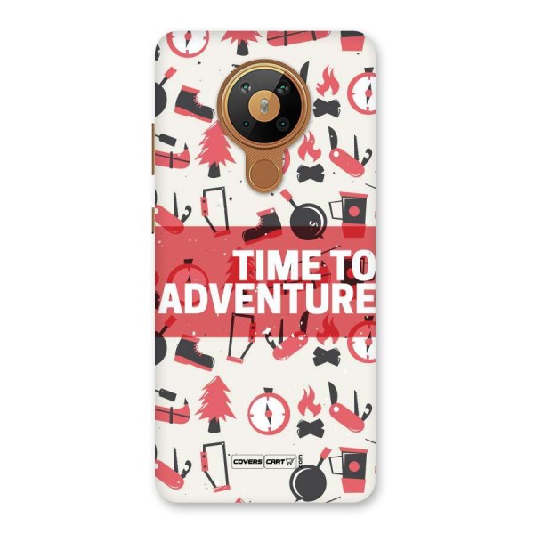 Time To Adventure Radiant Red Back Case for Nokia 5.3