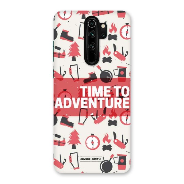 Time To Adventure Radiant Red Back Case for Redmi Note 8 Pro