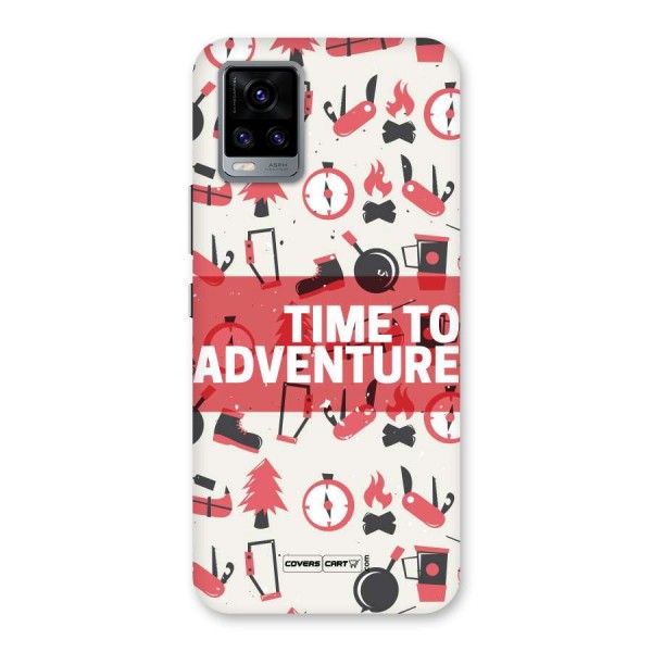 Time To Adventure Radiant Red Back Case for Vivo V20