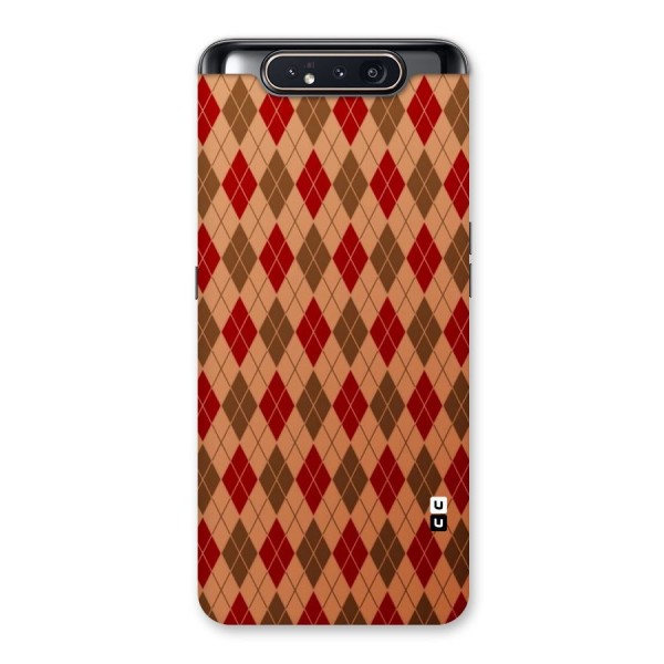 Tiny Checks Diamond Back Case for Galaxy A80