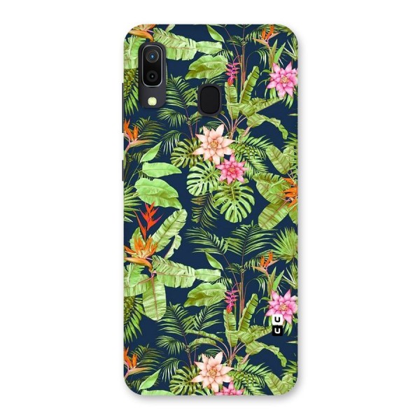 Tiny Flower Leaves Back Case for Galaxy A20