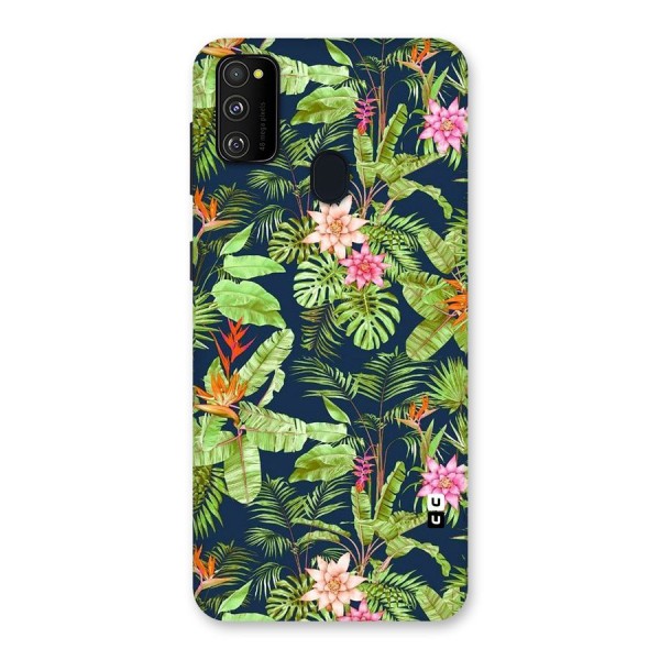 Tiny Flower Leaves Back Case for Galaxy M30s