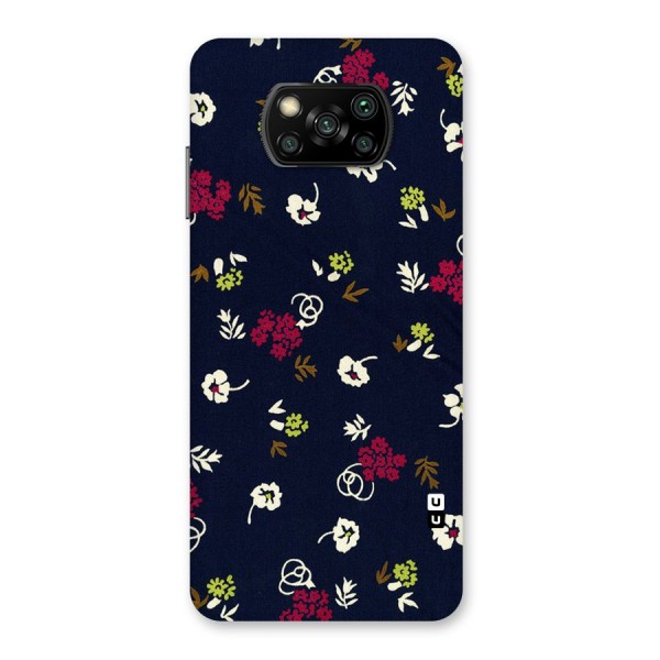 Tiny Flowers Back Case for Poco X3