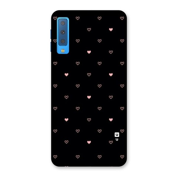 Tiny Little Pink Pattern Back Case for Galaxy A7 (2018)