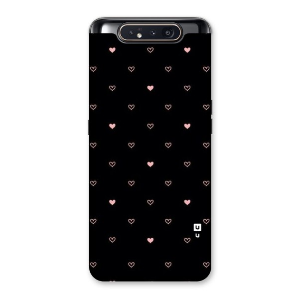 Tiny Little Pink Pattern Back Case for Galaxy A80