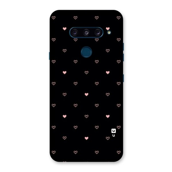 Tiny Little Pink Pattern Back Case for LG  V40 ThinQ