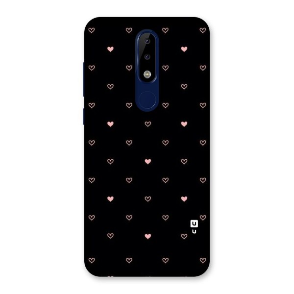 Tiny Little Pink Pattern Back Case for Nokia 5.1 Plus