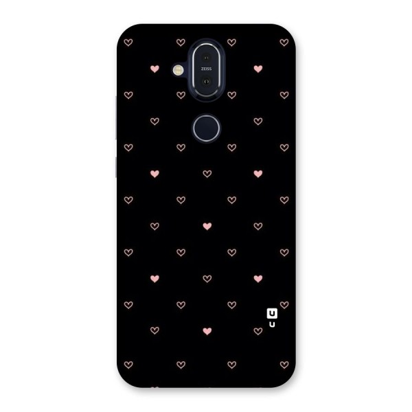 Tiny Little Pink Pattern Back Case for Nokia 8.1