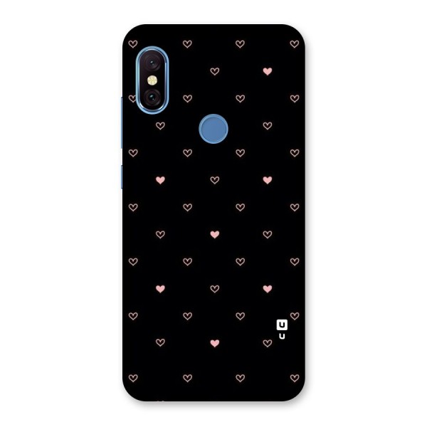 Tiny Little Pink Pattern Back Case for Redmi Note 6 Pro
