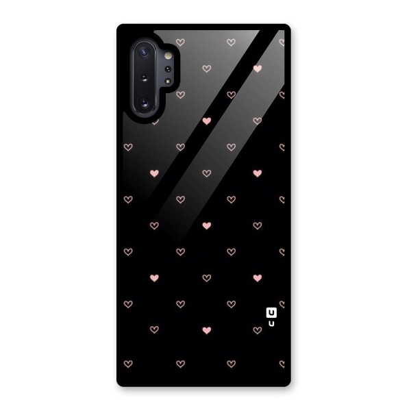 Tiny Little Pink Pattern Glass Back Case for Galaxy Note 10 Plus