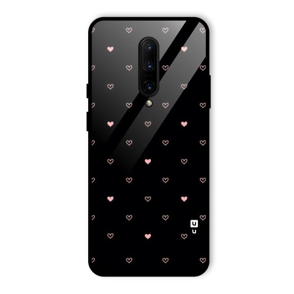 Tiny Little Pink Pattern Glass Back Case for OnePlus 7 Pro