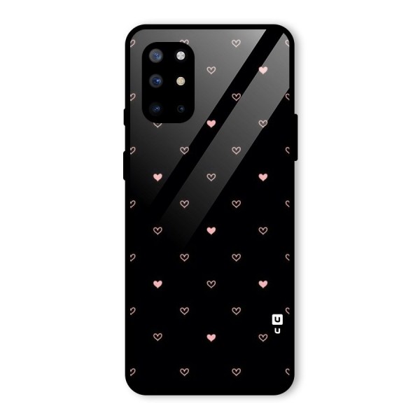 Tiny Little Pink Pattern Glass Back Case for OnePlus 8T