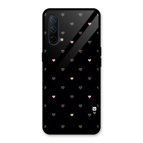 Tiny Little Pink Pattern Glass Back Case for OnePlus Nord CE 5G