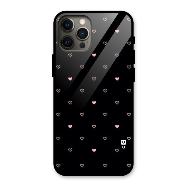 Tiny Little Pink Pattern Glass Back Case for iPhone 12 Pro Max