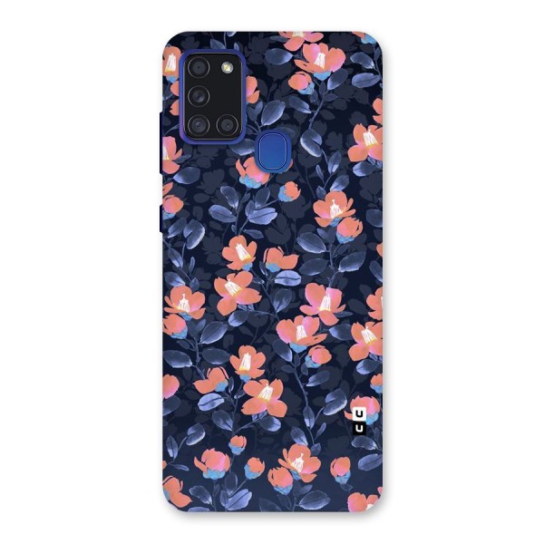Tiny Peach Flowers Back Case for Galaxy A21s