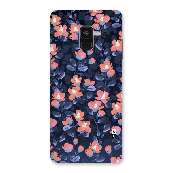 Tiny Peach Flowers Back Case for Galaxy A8 Plus