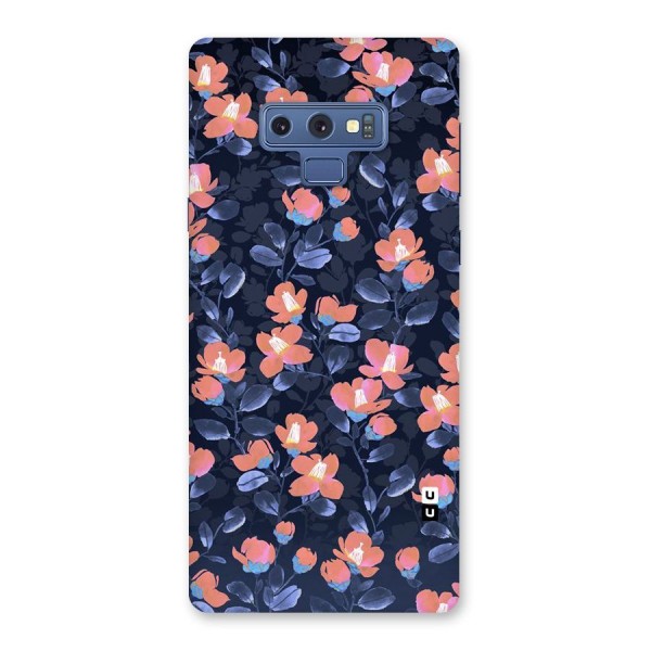Tiny Peach Flowers Back Case for Galaxy Note 9