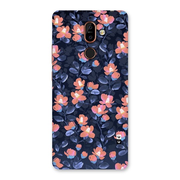 Tiny Peach Flowers Back Case for Nokia 7 Plus