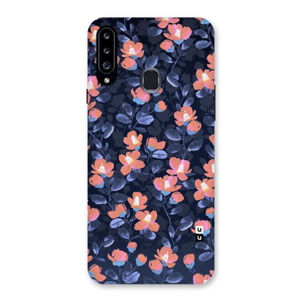 Tiny Peach Flowers Back Case for Samsung Galaxy A20s
