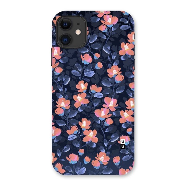 Tiny Peach Flowers Back Case for iPhone 11