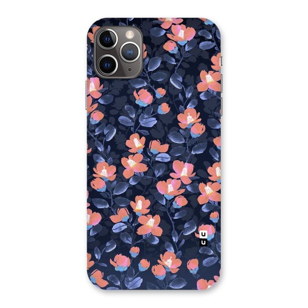 Tiny Peach Flowers Back Case for iPhone 11 Pro Max