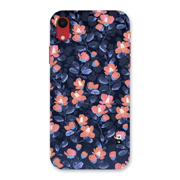 Tiny Peach Flowers Back Case for iPhone XR