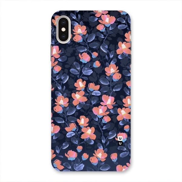 Tiny Peach Flowers Back Case for iPhone XS Max