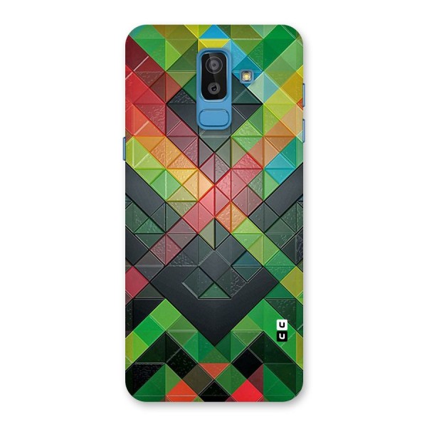 Too Much Colors Pattern Back Case for Galaxy J8