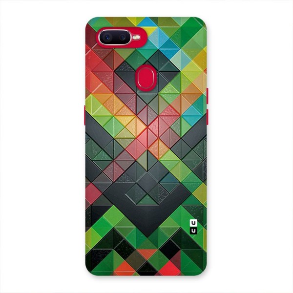 Too Much Colors Pattern Back Case for Oppo F9 Pro