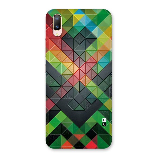 Too Much Colors Pattern Back Case for Vivo V11 Pro