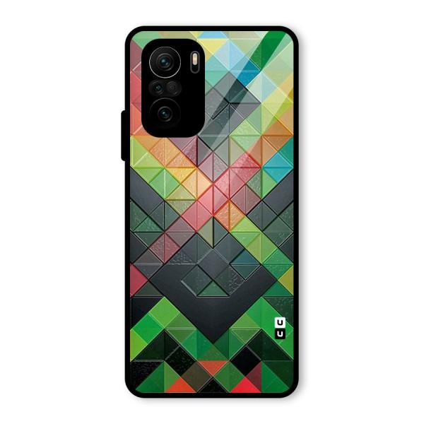 Too Much Colors Pattern Glass Back Case for Mi 11x