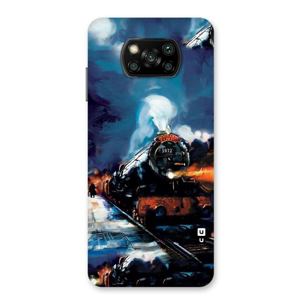 Train Art Back Case for Poco X3