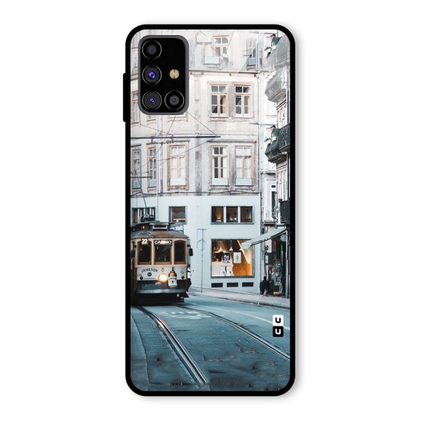 Tramp Train Glass Back Case for Galaxy M31s