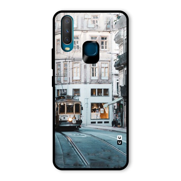 Tramp Train Glass Back Case for Vivo Y17