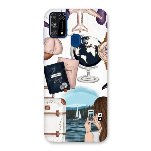 Travel Diaries Back Case for Galaxy F41