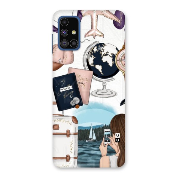Travel Diaries Back Case for Galaxy M51