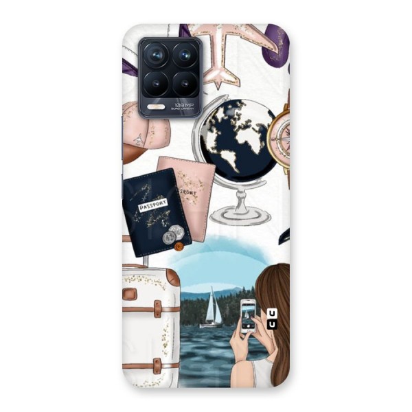 Travel Diaries Back Case for Realme 8 Pro