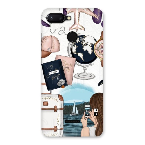 Travel Diaries Back Case for Redmi 6