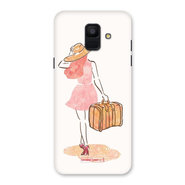 Travel Girl Back Case for Galaxy A6 (2018)