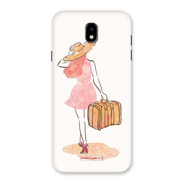 Travel Girl Back Case for Galaxy J7 Pro