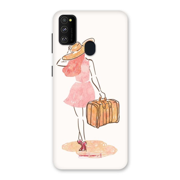 Travel Girl Back Case for Galaxy M30s