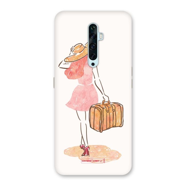 Travel Girl Back Case for Oppo Reno2 Z