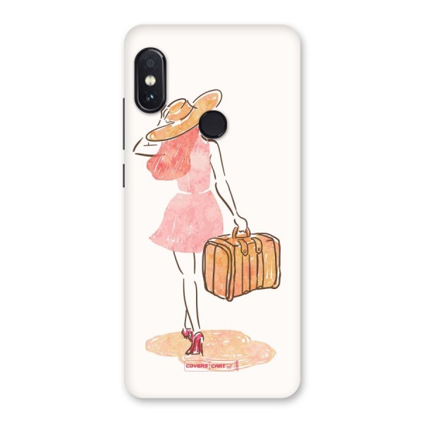 Travel Girl Back Case for Redmi Note 5 Pro
