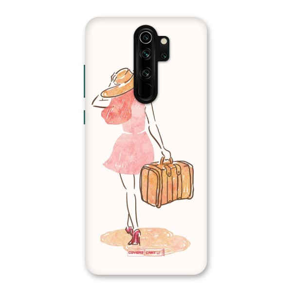 Travel Girl Back Case for Redmi Note 8 Pro