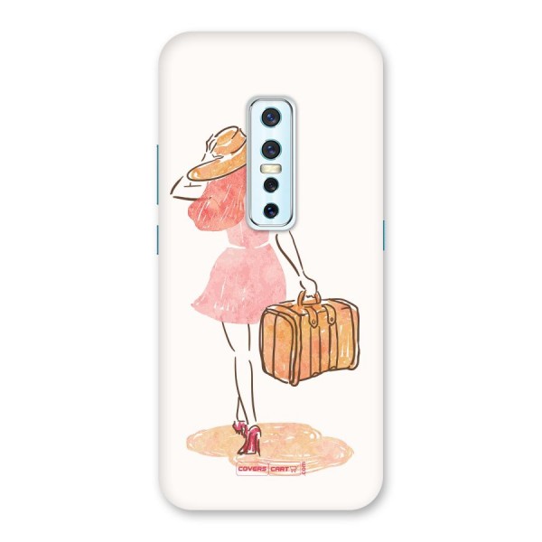 Travel Girl Back Case for Vivo V17 Pro