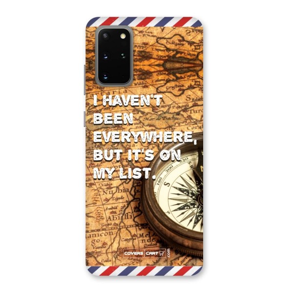 Travel Map Back Case for Galaxy S20 Plus