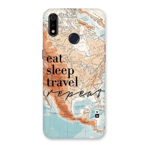 Travel Repeat Back Case for Realme 3i