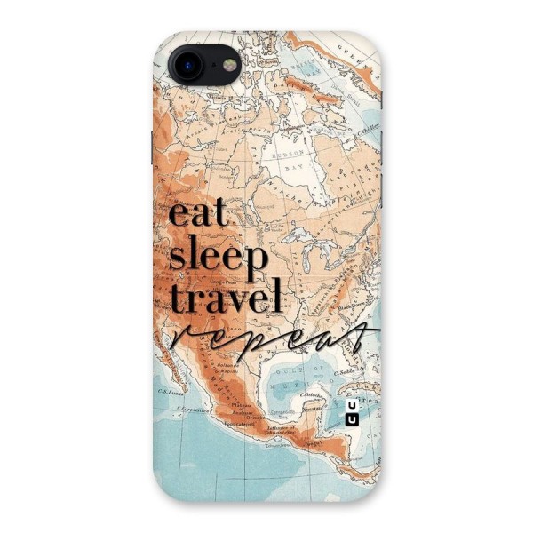 Travel Repeat Back Case for iPhone SE 2020